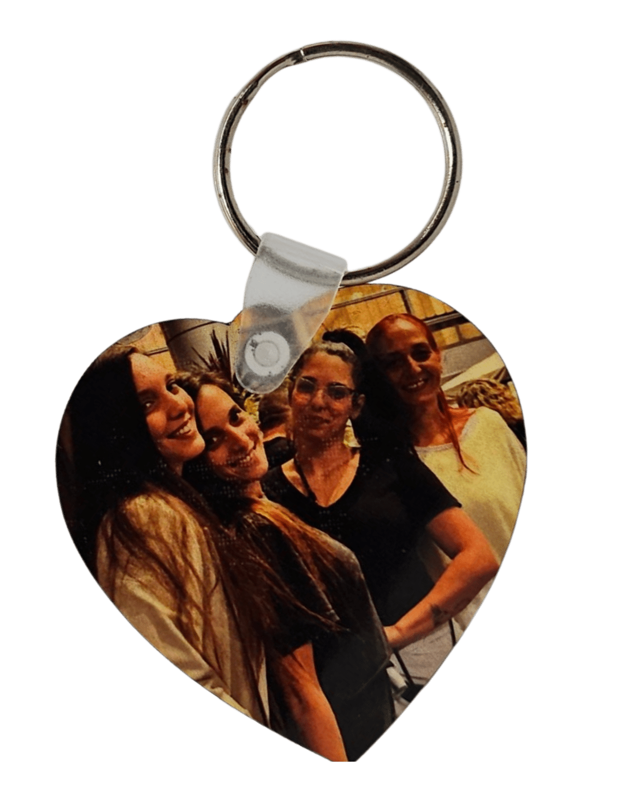 מחזיק מפתחות לב מעץ