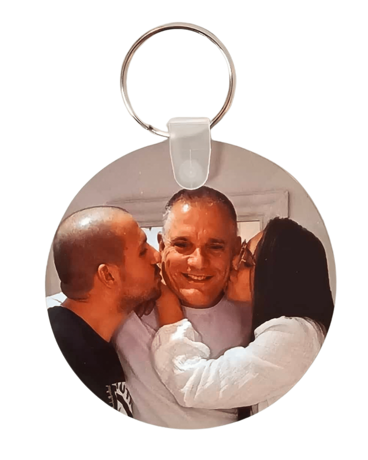 מחזיק מפתחות עגול מפלסטיק