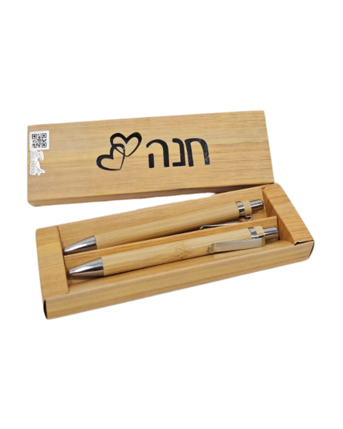 זוג עטים במבוק באריזה