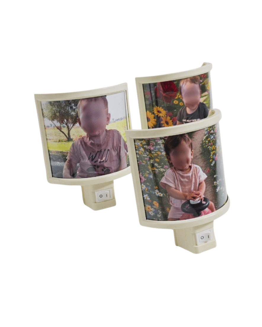 מנורת לילה עם תמונה