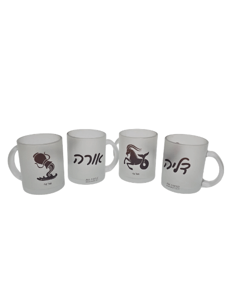 כוס זכוכית בעיצוב אישי